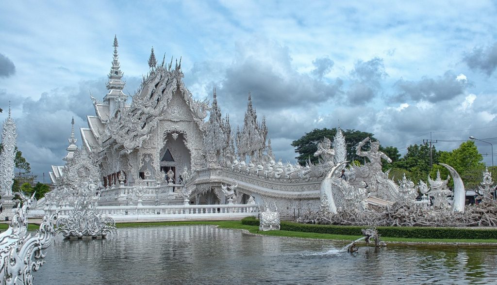 temple, white temple, travel, asia, landmark, culture, religion, famous, thailand, architecture, white, blue travel, blue culture, temple, temple, white temple, white temple, white temple, white temple, thailand, thailand, thailand, thailand, thailand